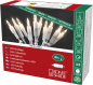 Preview: Lichterkette LED 20er Warmweiß mit weißem Kabel, Stecker und eingebautem Schalter.